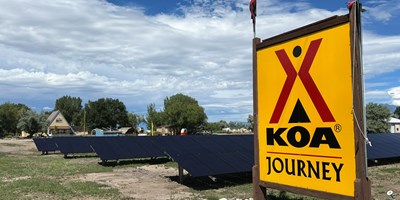 Alamosa/Great Sand Dunes KOA Journey Completes Solar Install