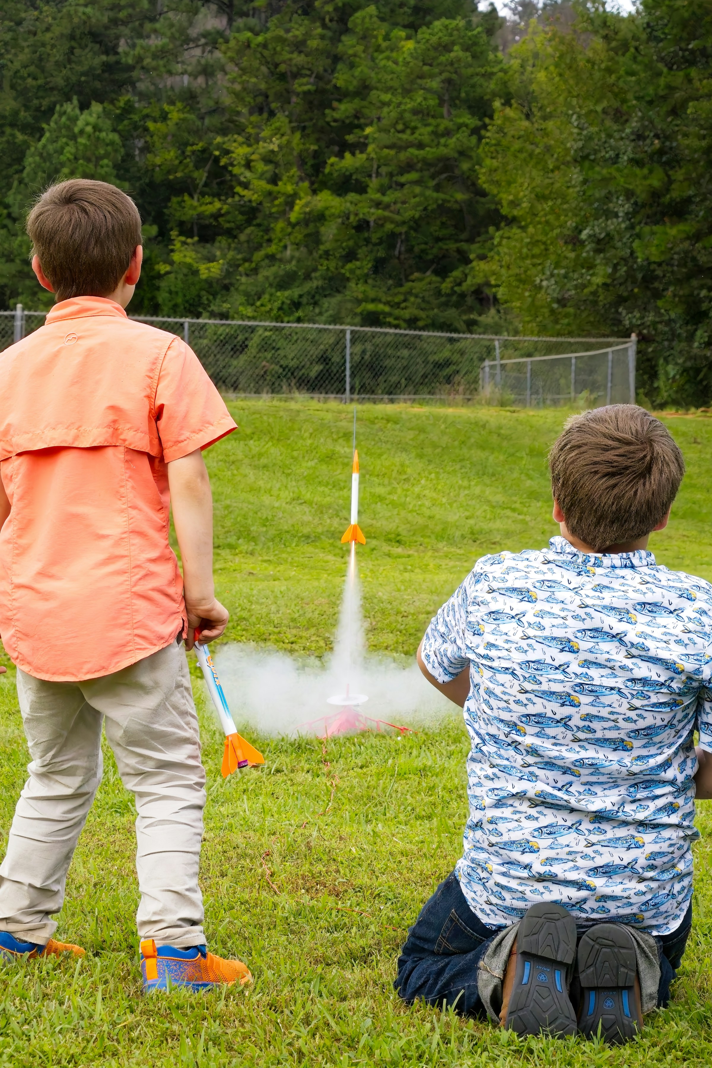 Rocket Decorating & Launch Photo