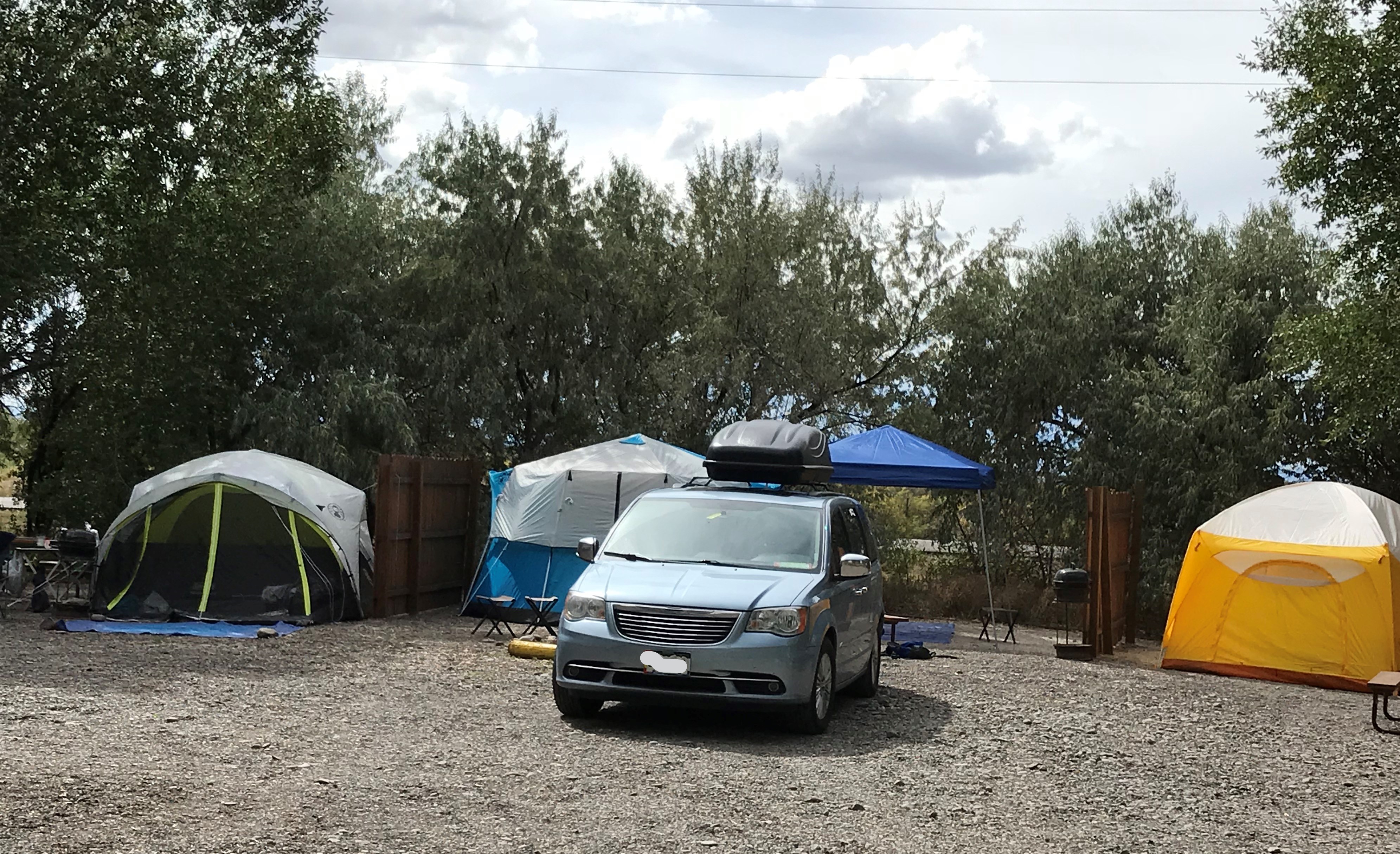 Individual Tent Site, Electric Only, Gravel Tent Pad Pictures Alamosa
