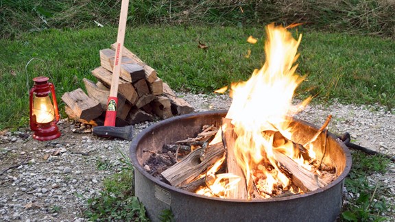 Warm, Glowing Campfire!