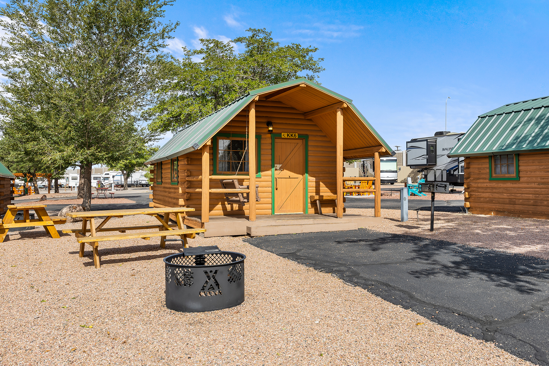 KK06 - Camping Cabin, 2 Room (No Bathroom) – Sleeps 6