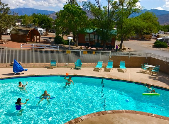 Cool off in our sparkling outdoor pool