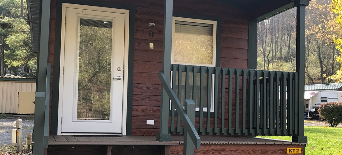Cottage 2, our newest deluxe cabin