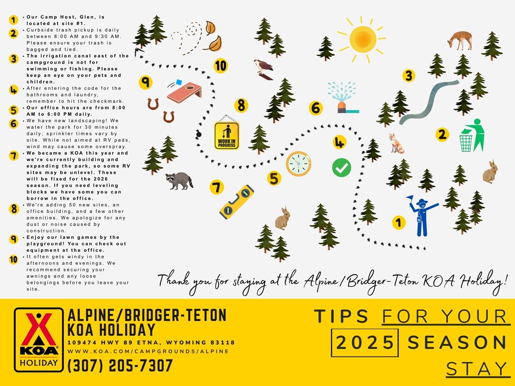 10 Tips for Staying with Us During the 2025 Season