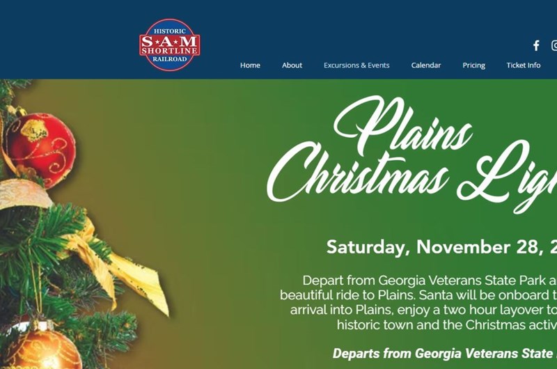 Plains Christmas Lighting Photo