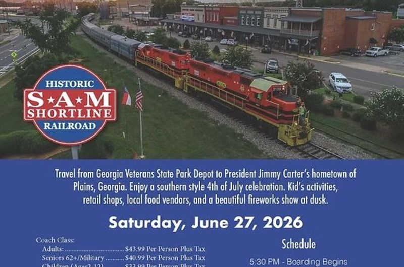Plains, Trains, & Fireworks Photo