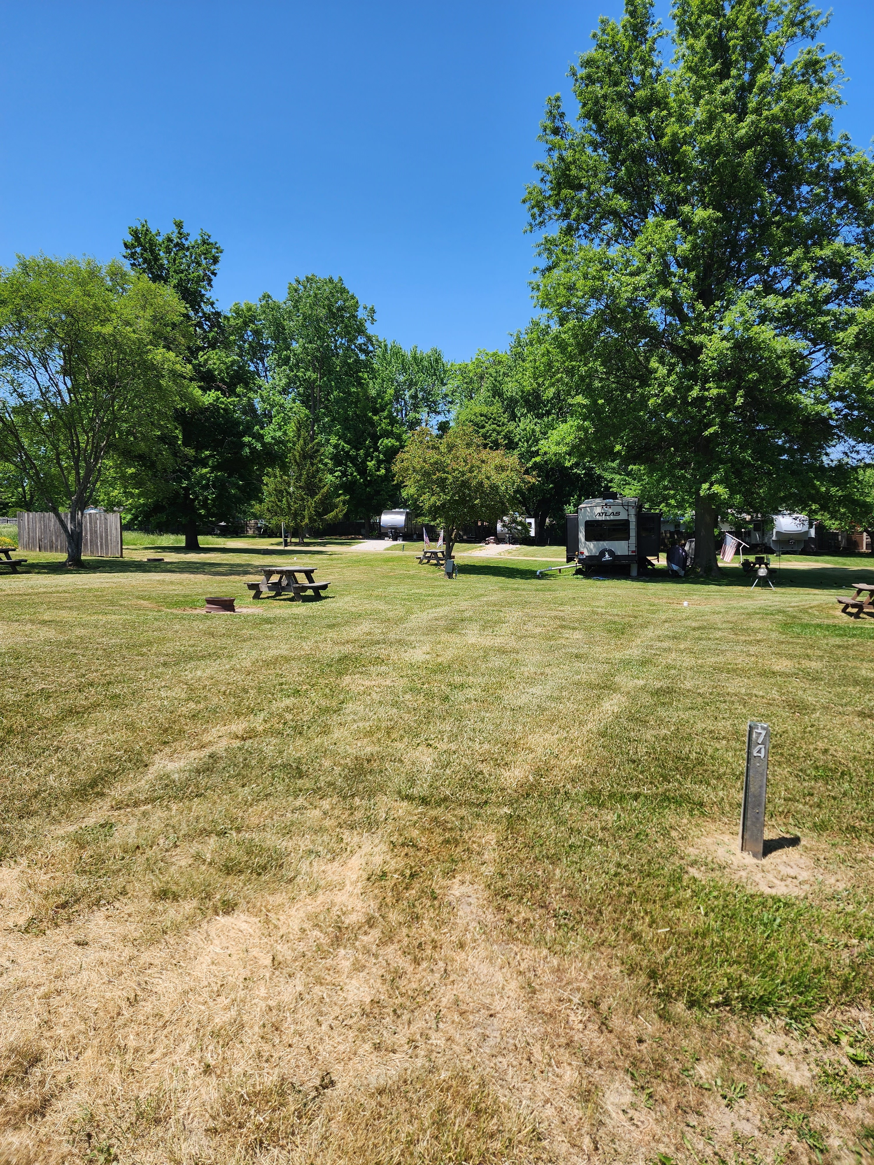 Williamsfield, Ohio RV Camping Sites Andover / Pymatuning Lake KOA Holiday