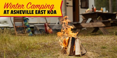 Winter Camping at Asheville East KOA