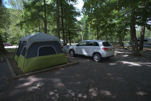 Tent Camping Sites Asheville East KOA Swannanoa, NC