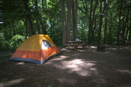 Tent Camping Sites Asheville East KOA Swannanoa, NC