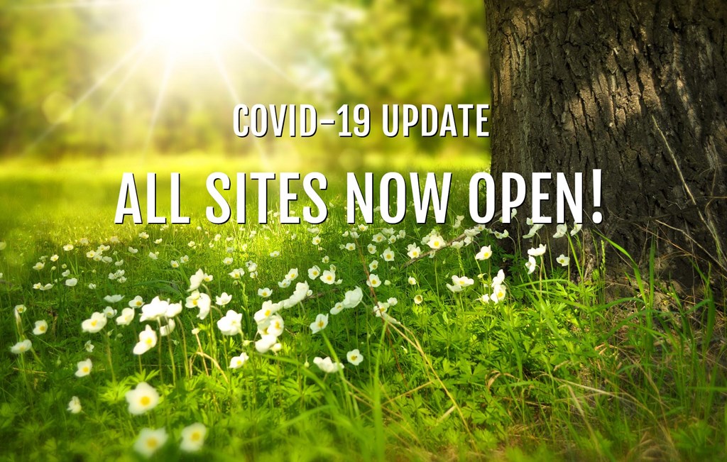 COVID-19 Phase 2: All Sites Now Open!