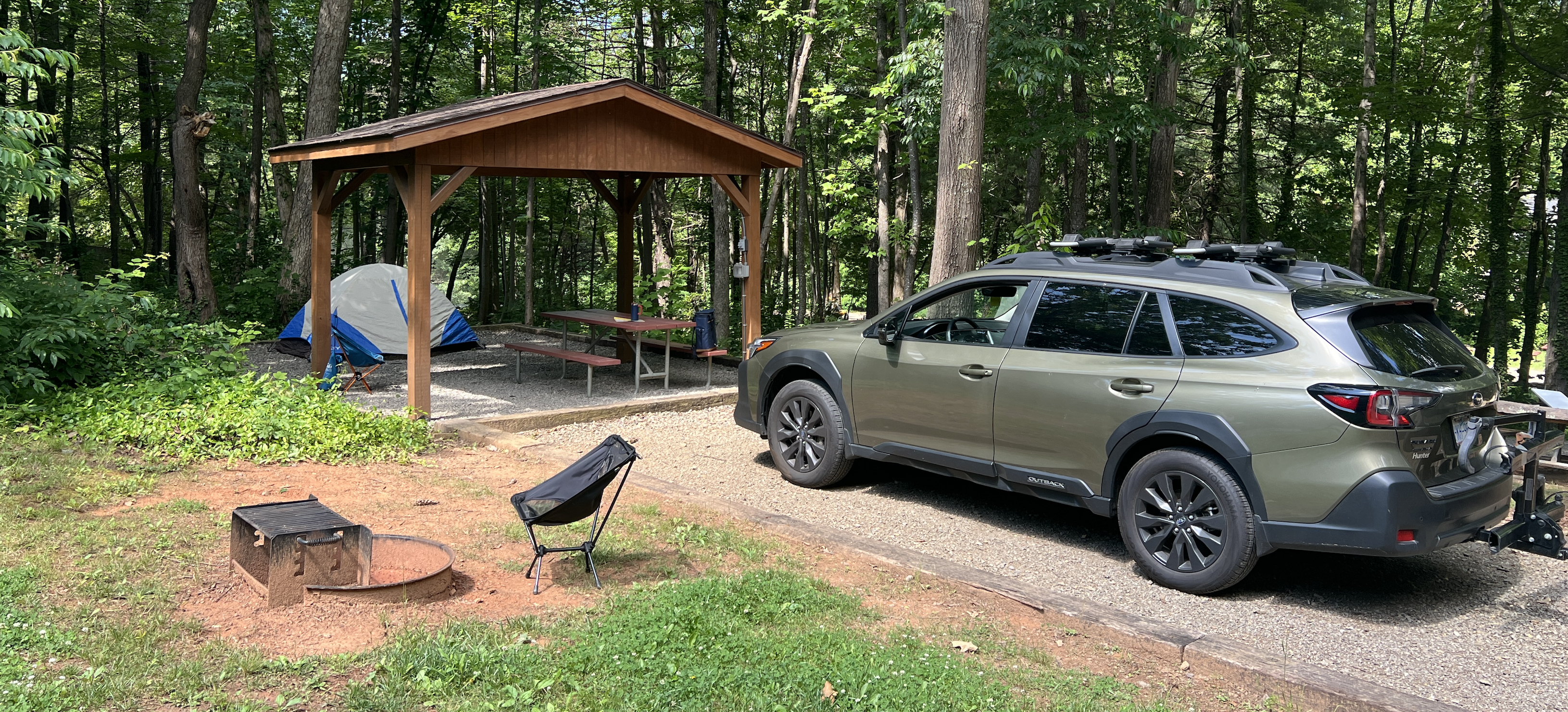 Deluxe tent camping