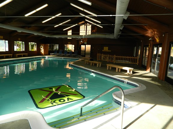 Indoor pool and spa