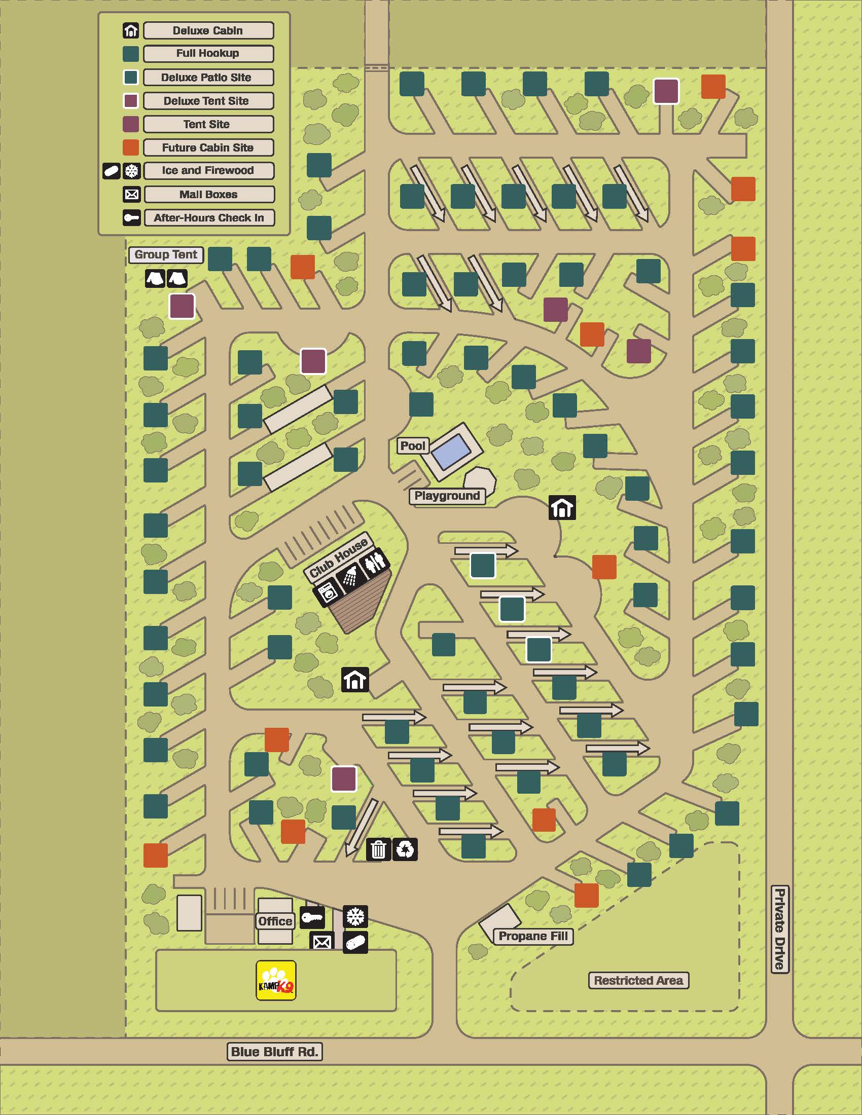 Austin, Texas Campground Austin East KOA