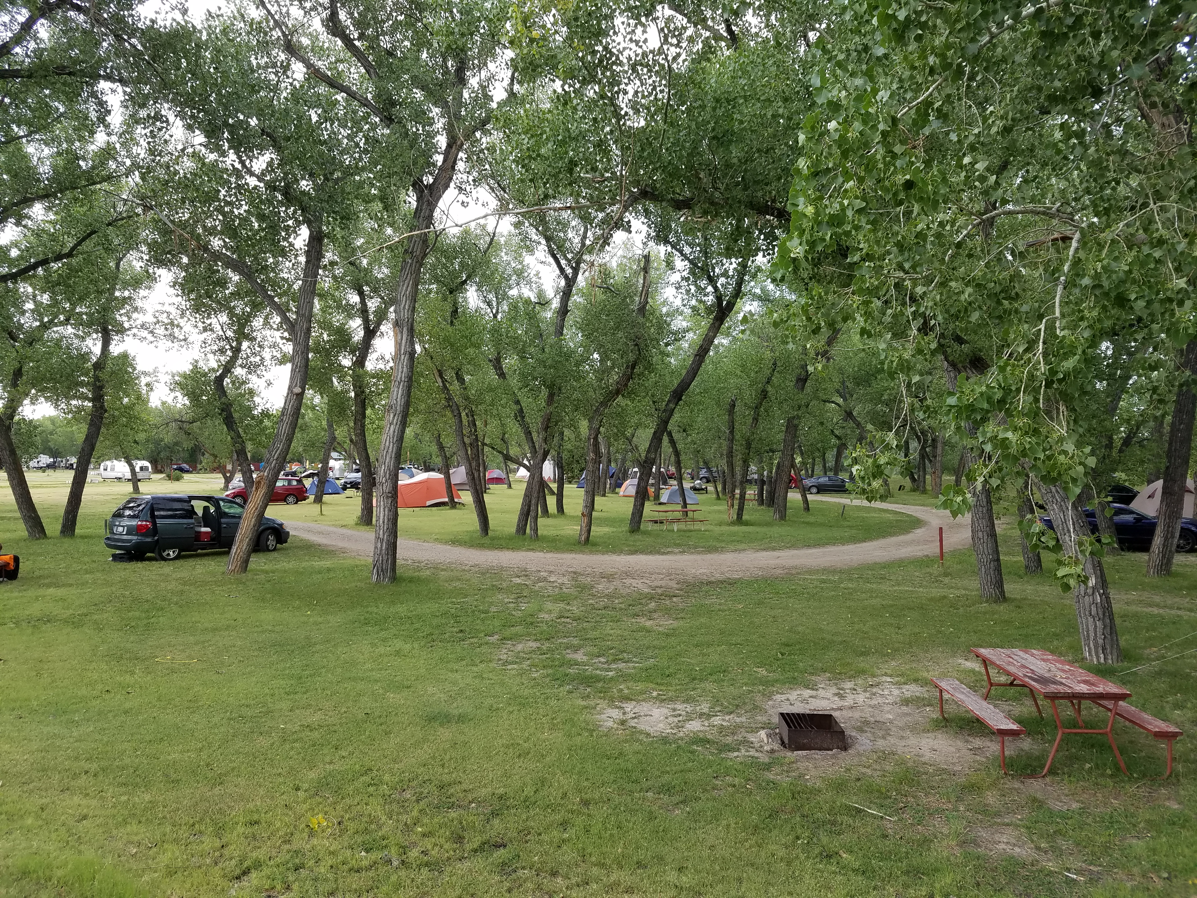 Interior, South Dakota Tent Camping Sites Badlands / White River KOA