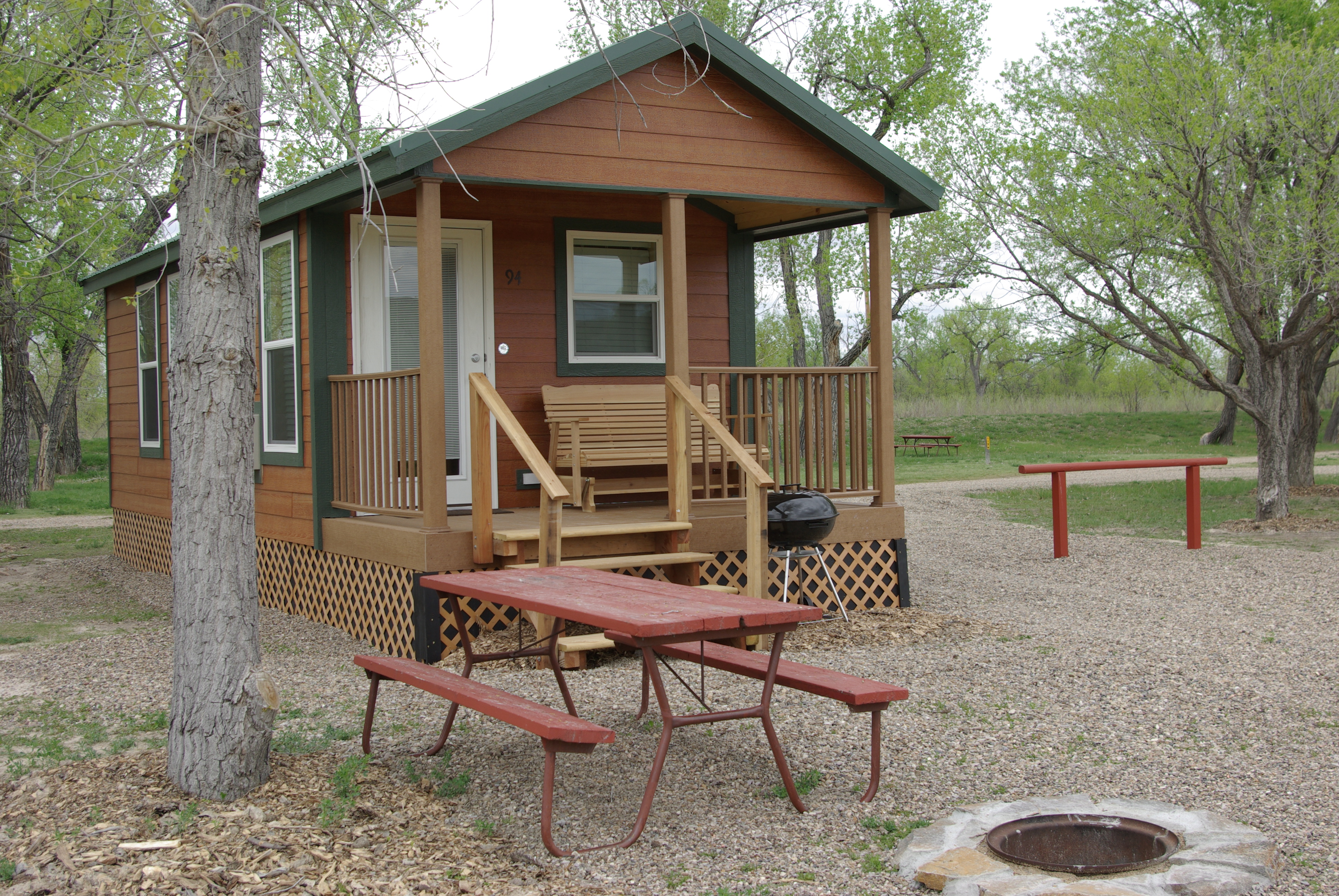 Interior South Dakota Campground Badlands White River Koa