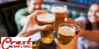 Crest Bar and Grill Happy Hour