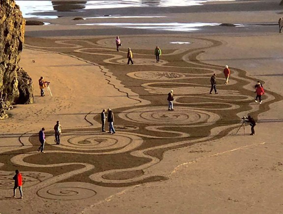 Circles in the sand