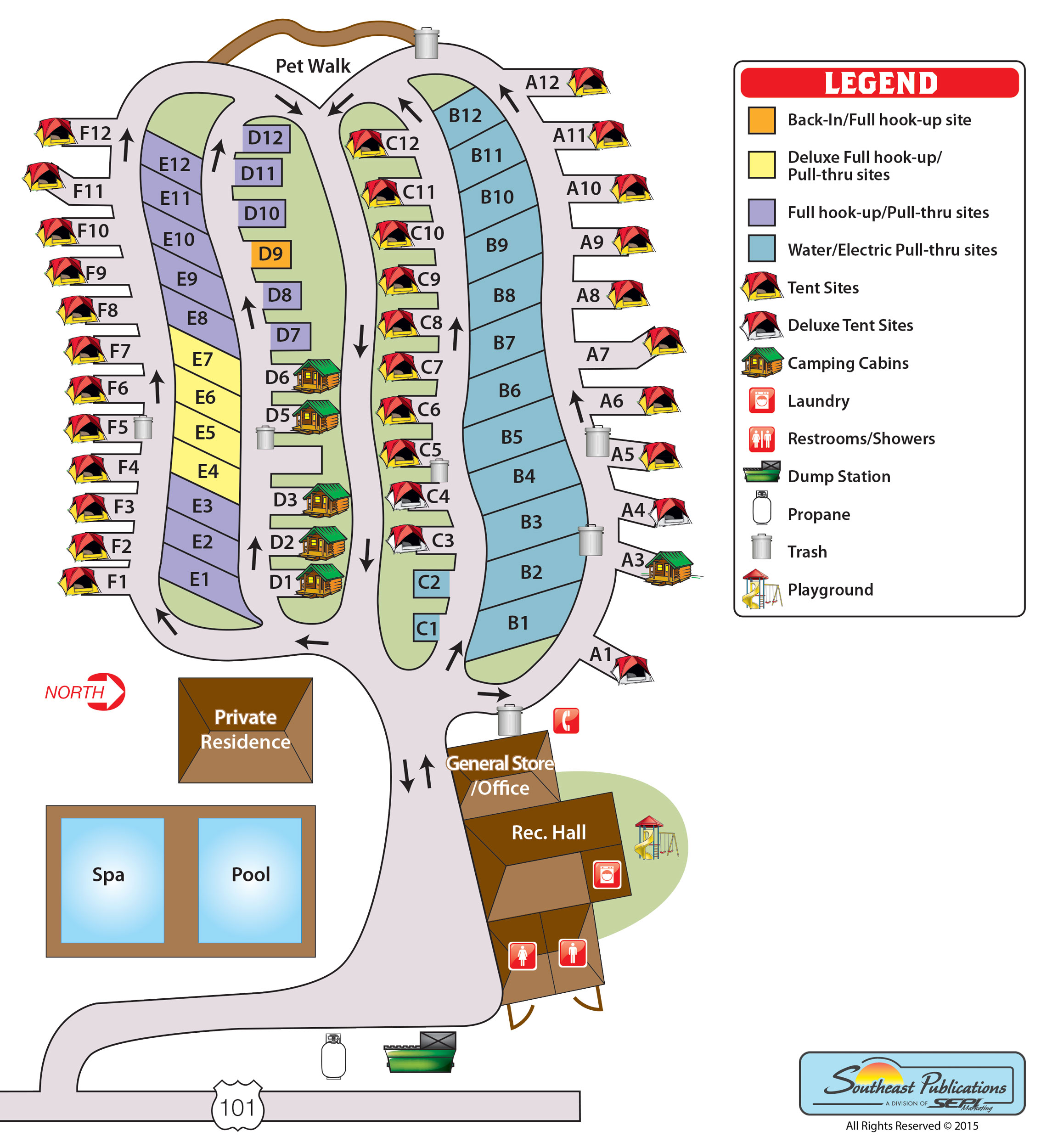 Langlois, Oregon RV Camping Sites Bandon / Port Orford KOA