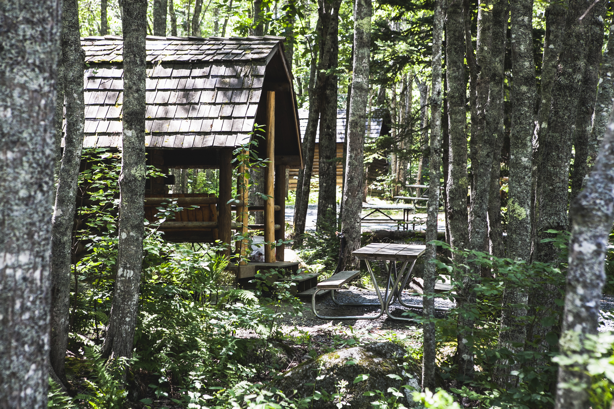 Camping without a tent.
