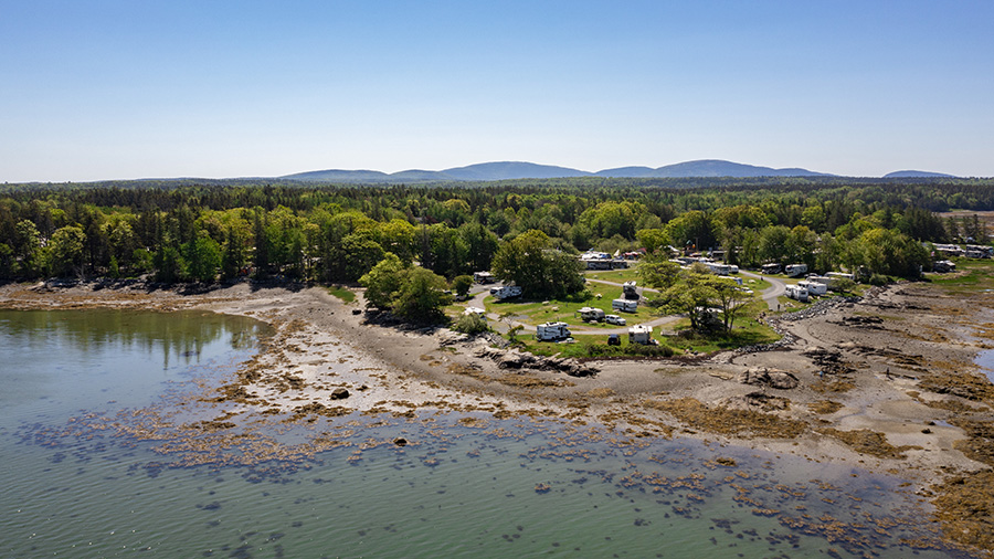 Bar Harbor / Oceanside KOA Holiday RV Campground in Bar Harbor, ME