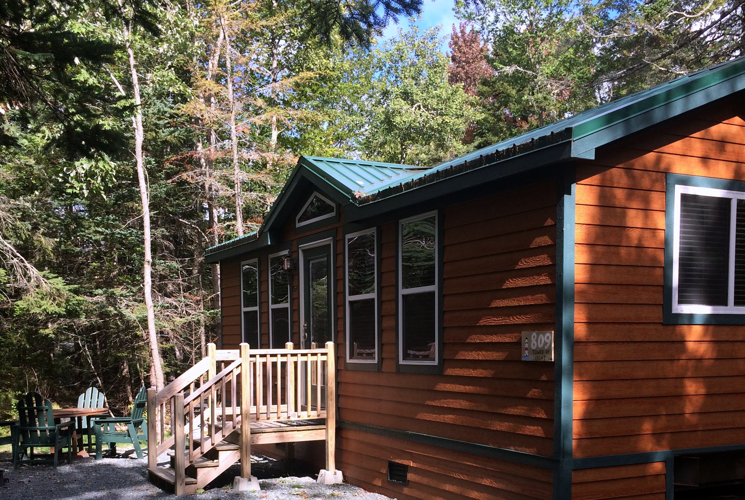 Bar Harbor Maine Cabin Accommodations Bar Harbor Oceanside KOA