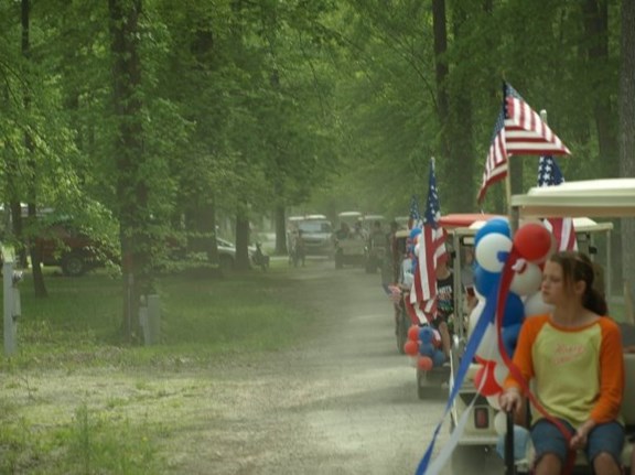 Golf Cart and Bicycle Parades