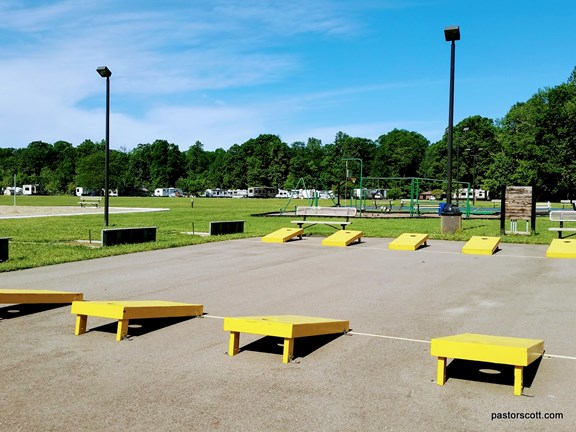 Corn Hole courts