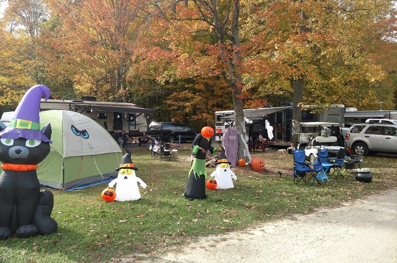 Halloween Weekend II Event at the Batesville KOA Campground in Indiana