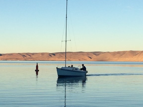 Sailing at Bear Lake
