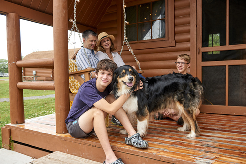Camping Cabin Pet Friendly