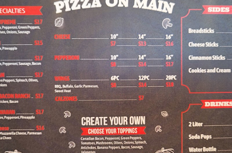 Pizza at KOA Photo