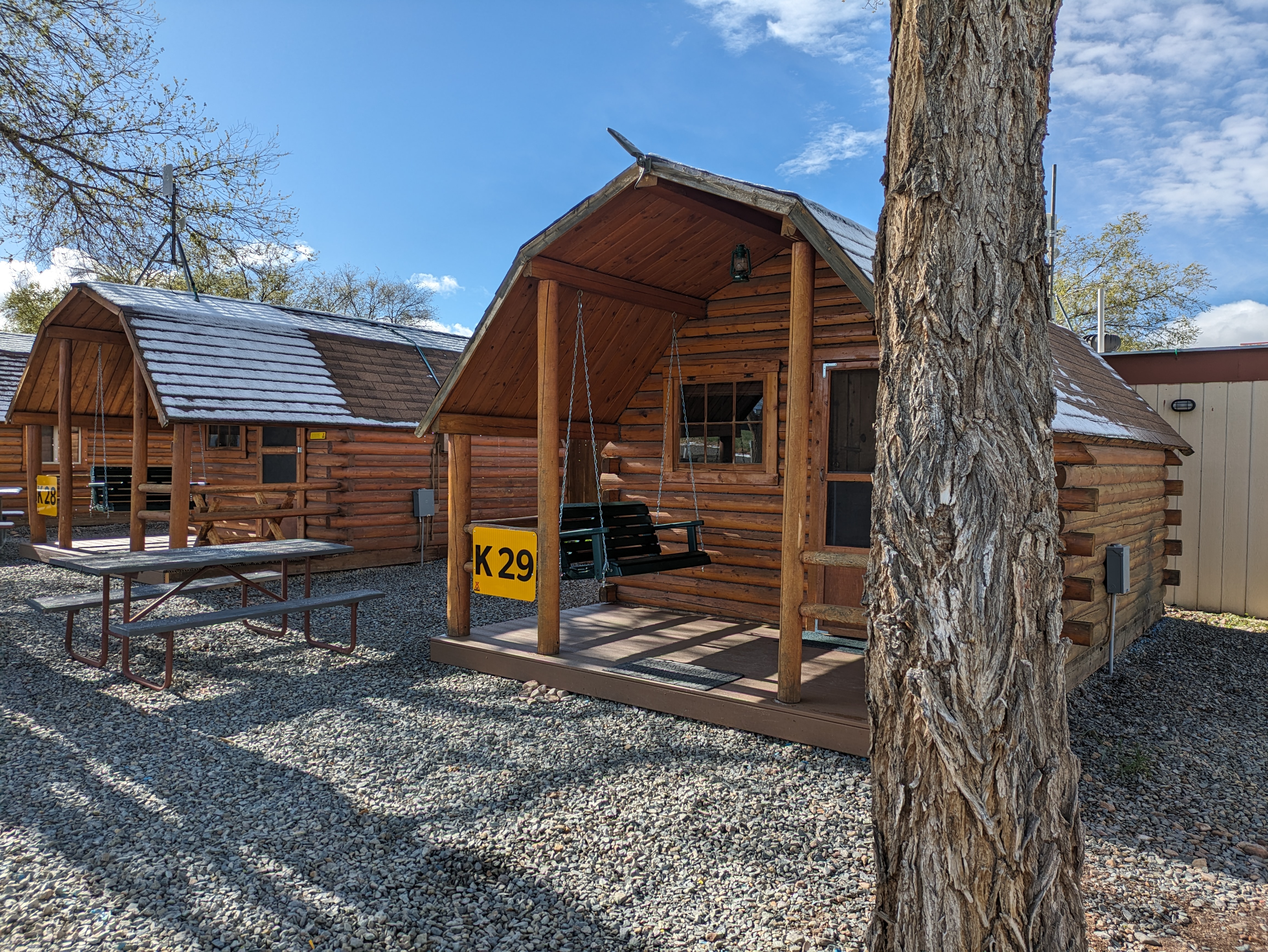 Cabin near pool