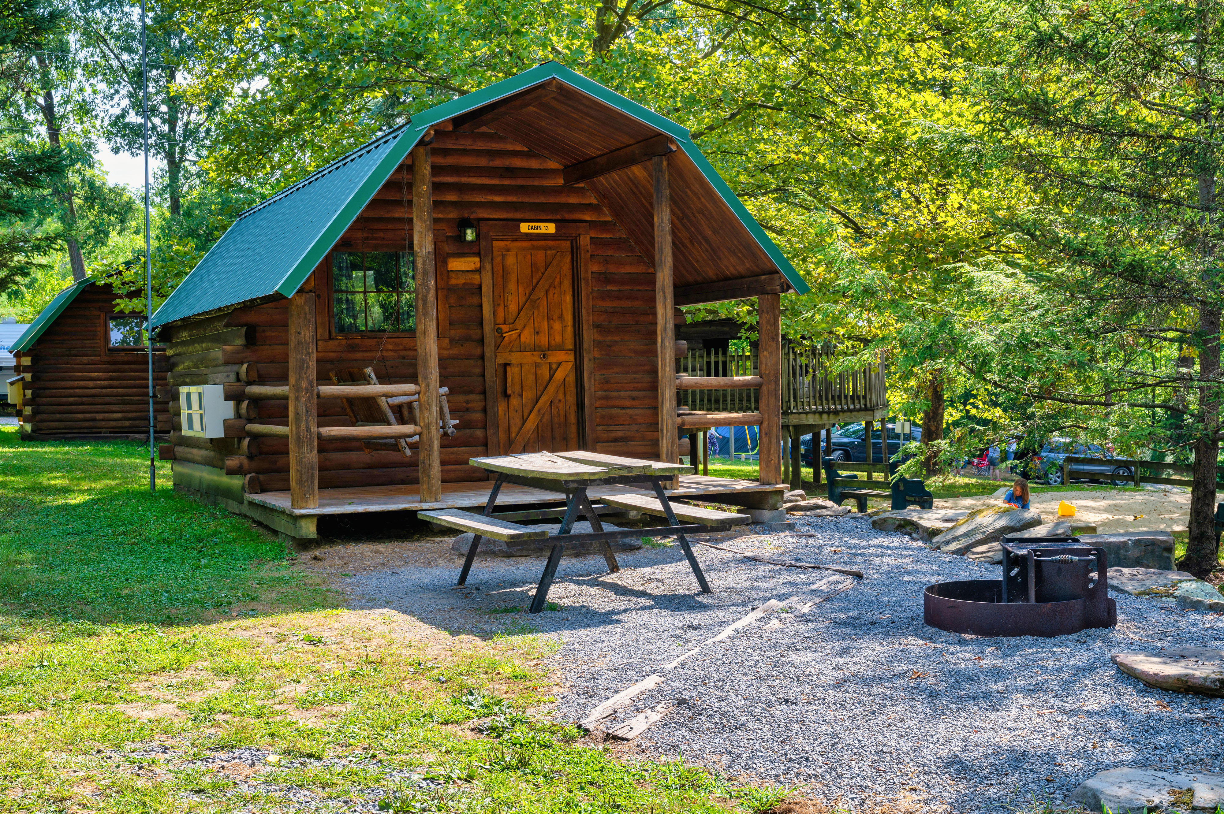 Cabin Camping Rentals in PA Bellefonte / State College KOA