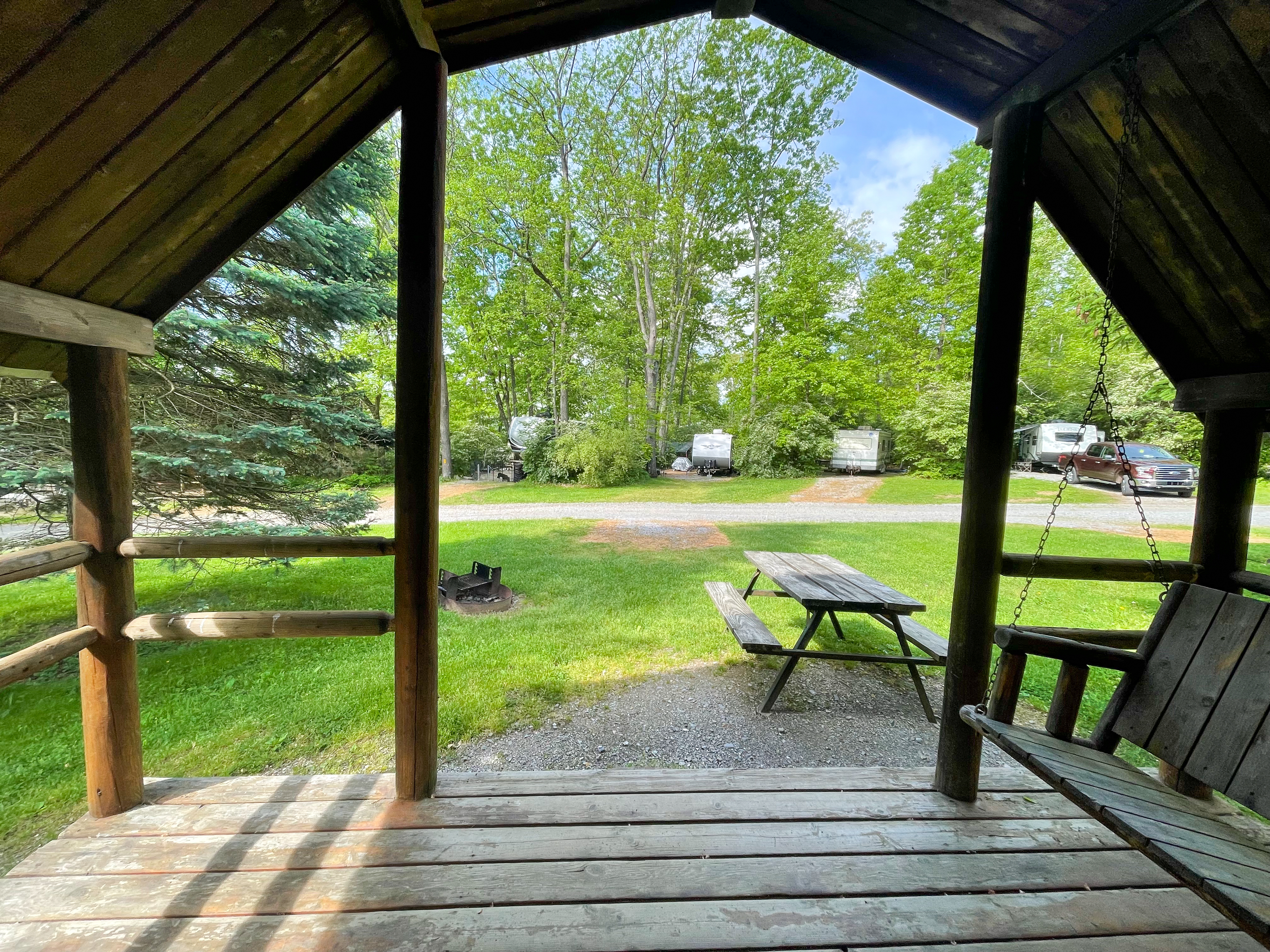 Cabin Camping Rentals in PA Bellefonte / State College KOA