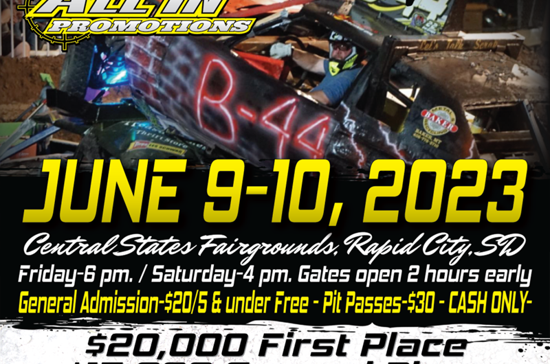 Black Hills Beatdown Demolition Derby Event at the Belvidere East