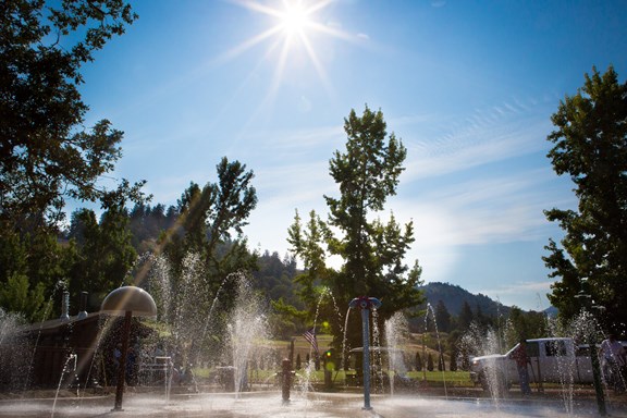 Benbow KOA's Splash Park!