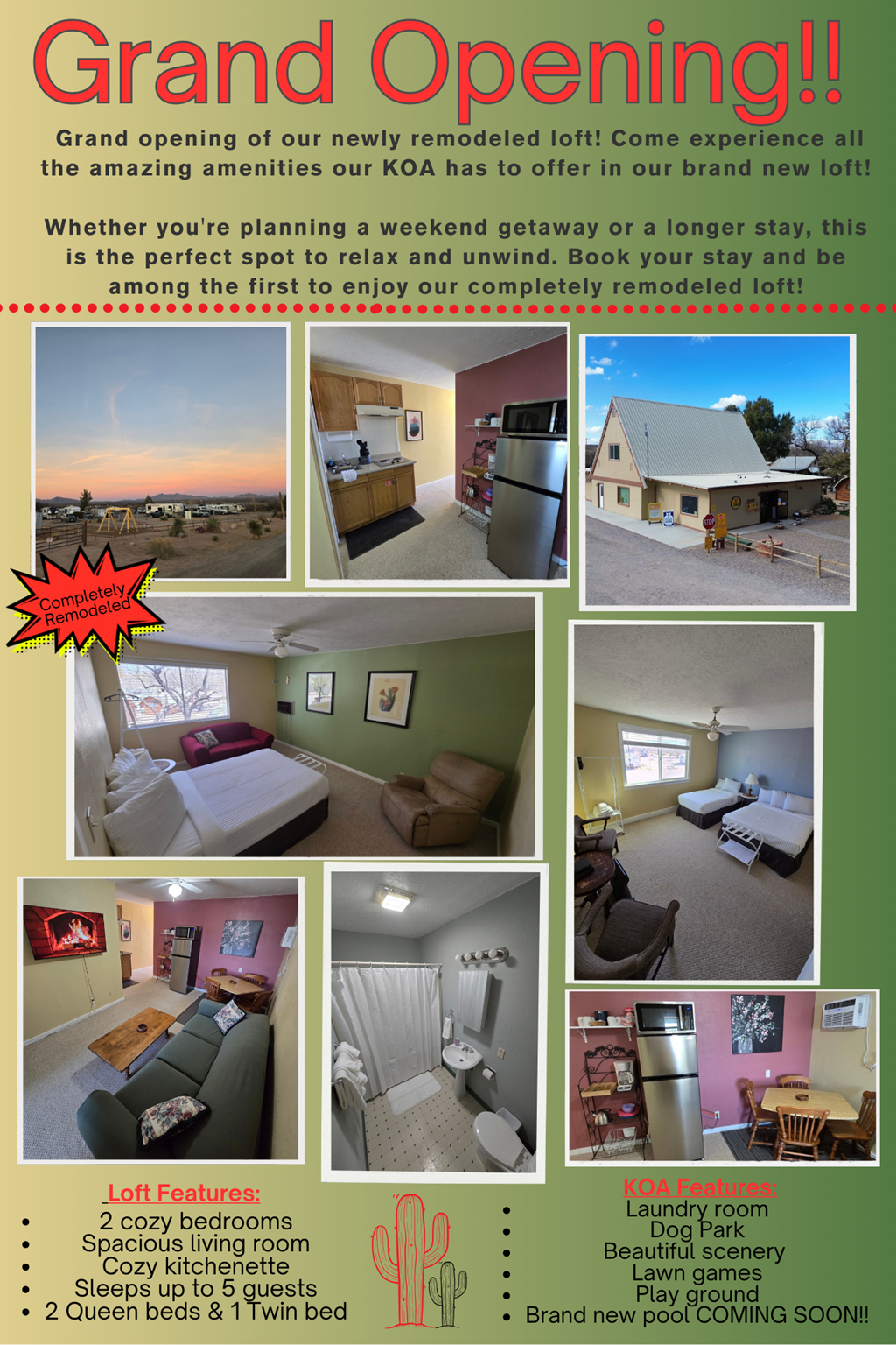 Grand Opening of our beautifully remodeled loft rental space