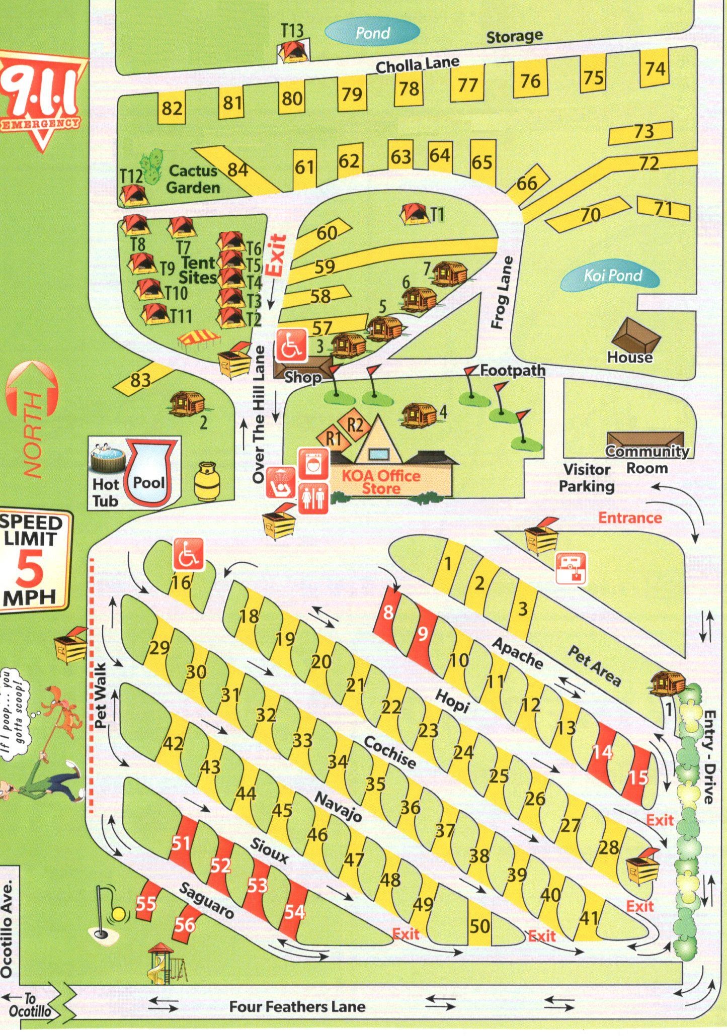 Benson, Arizona Campground Benson KOA