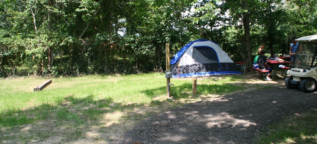 Water / Electric Tent site