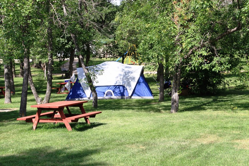 Bismarck, North Dakota Tent Camping Sites Bismarck KOA Journey