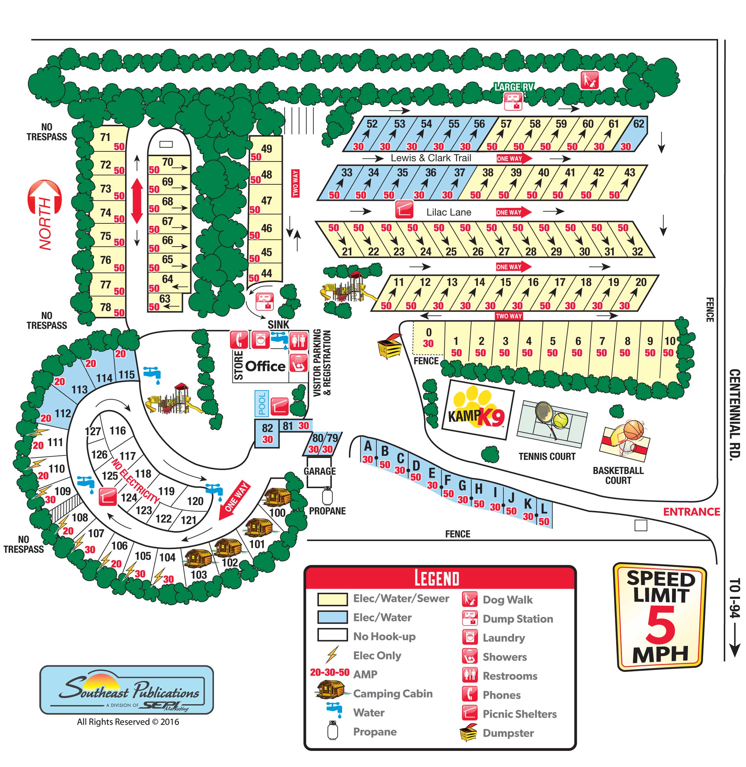 Bismarck, North Dakota RV Camping Sites Bismarck KOA