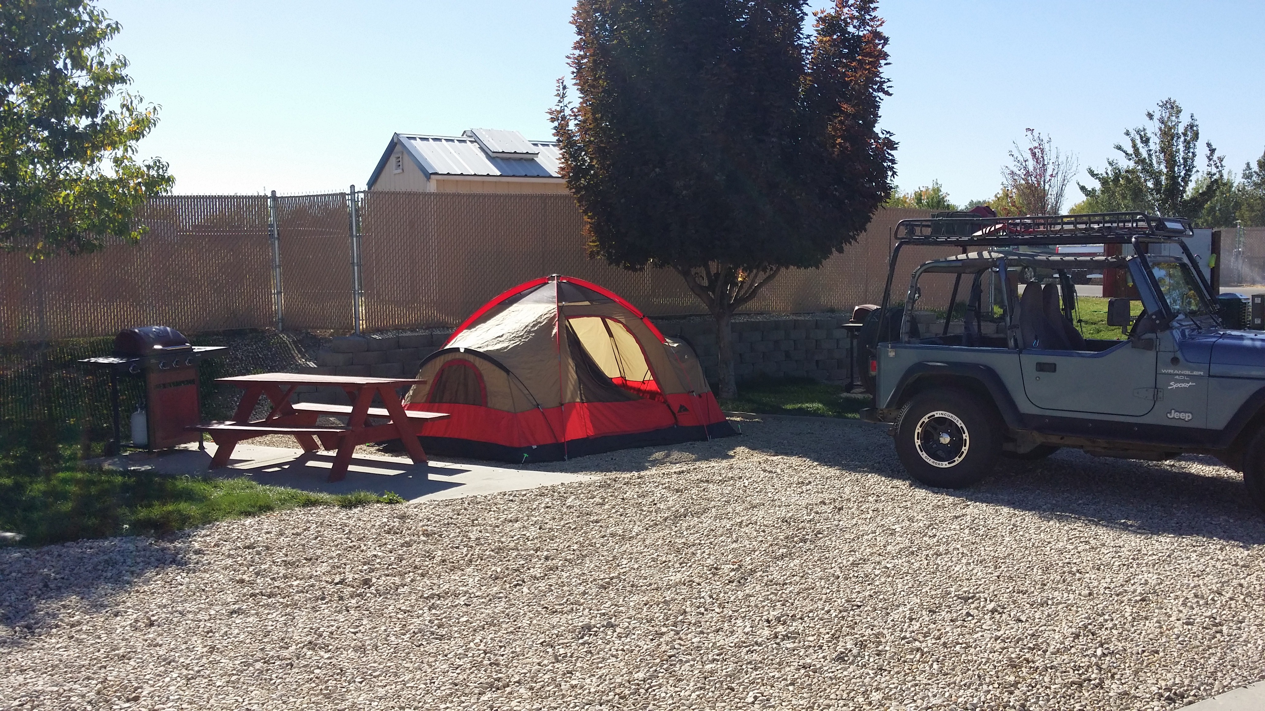 Meridian, Idaho Tent Camping Sites Boise / Meridian KOA Journey
