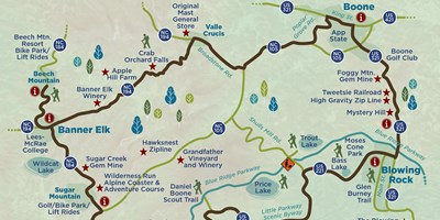 Driving Loop Explores the NC High  Country
