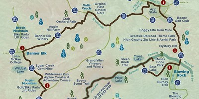 Driving Loop Explores the NC High  Country