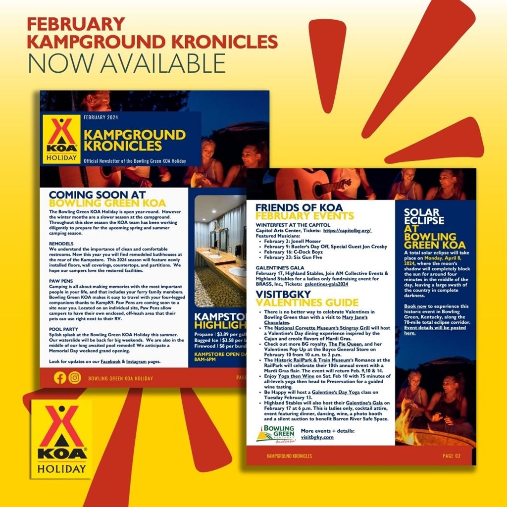 KOA Kampground Kronicles February 2024