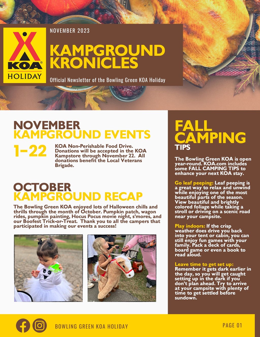 KOA Kampground Kronicles November 2023