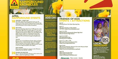 KOA Kampground Kronicles April 2025