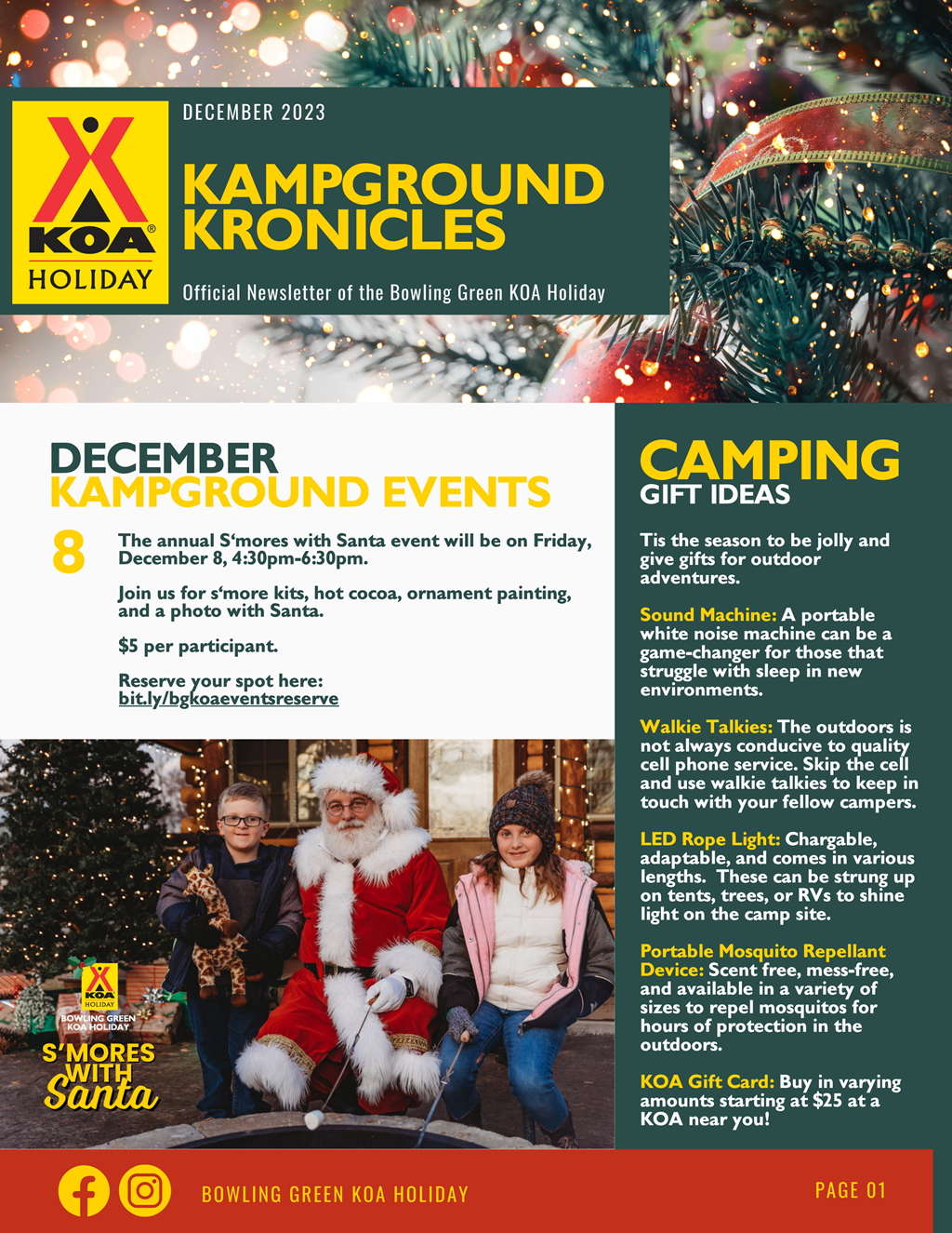 KOA Kampground Kronicles December 2023