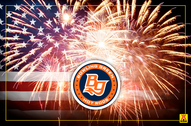 Fireworks at Bowling Green Hot Rods Photo